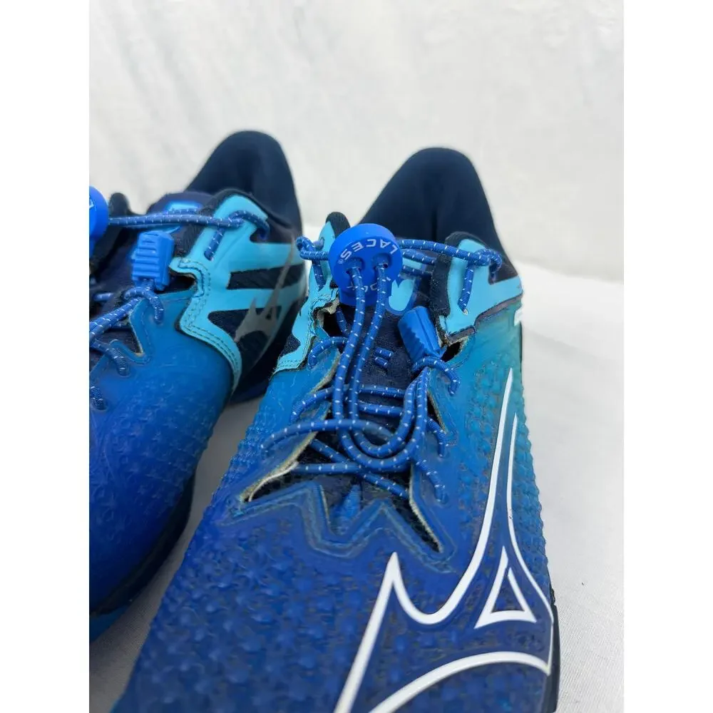 These are Mizuno Wave Exceed Tour 6 AC tennis/pickleball shoes, men's size 8.5.